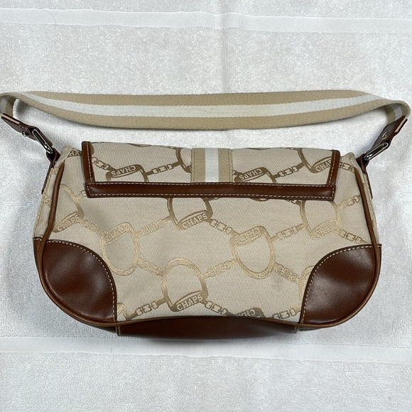 Slightly used Chaps tan & brown purse. - Picture 2 of 4